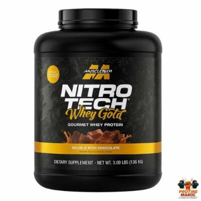 Nitrotech 100% Whey Gold 2,28kg – Muscletech – Chocolat