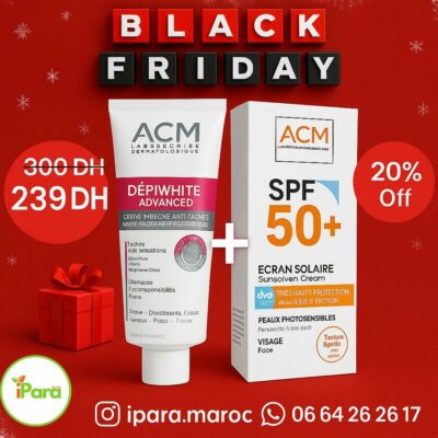 Pack ACM Dépiwhite Advanced Crème intensive anti-taches + ACM Ecran Solaire Offert