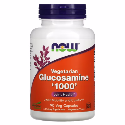 NOW Glucosamine Végétarienne 1000 | 90 Gélules