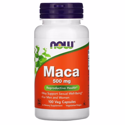 NOW Maca 500mg 100 Capsules | Vitalité